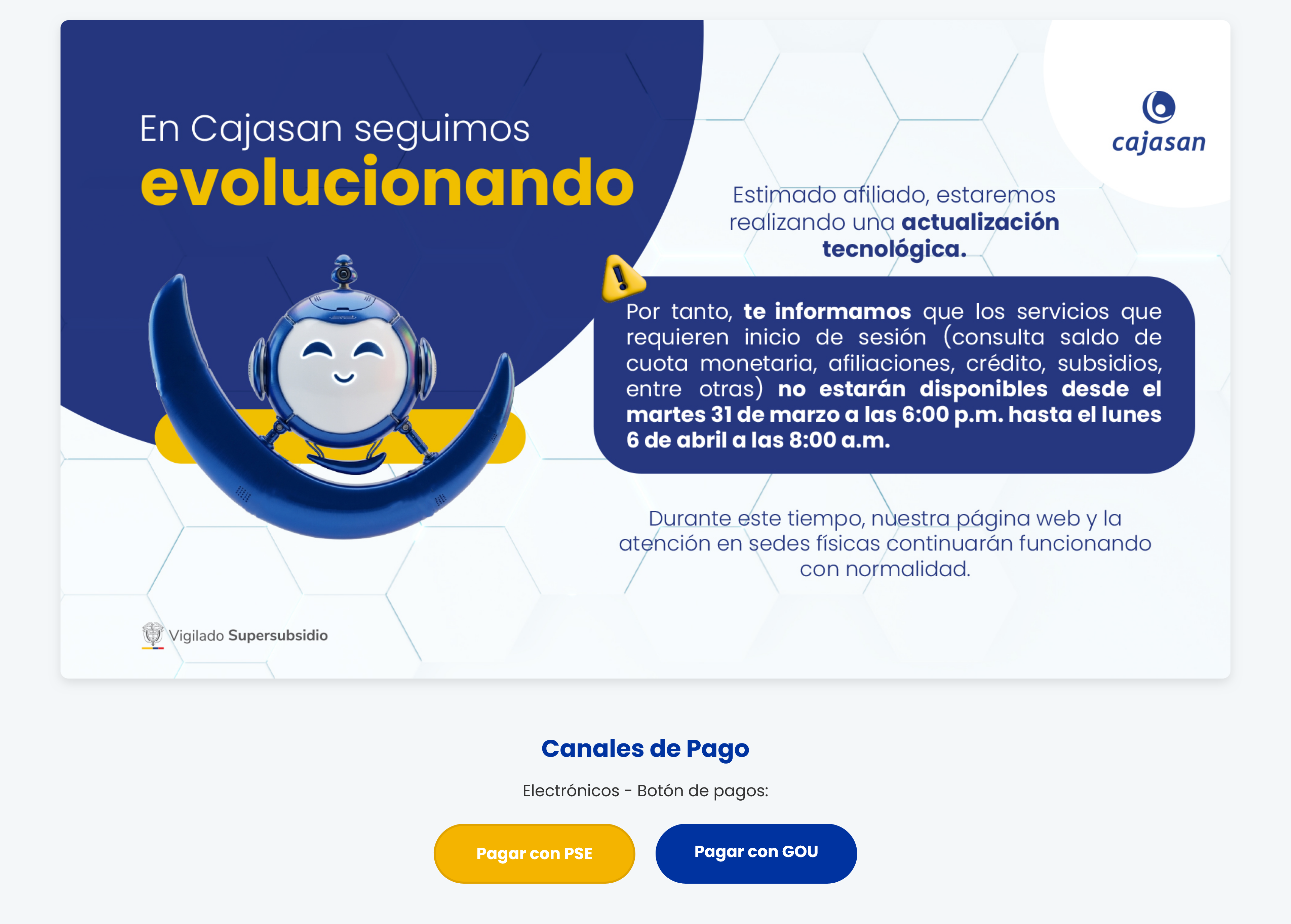 Sitio en mantenimiento